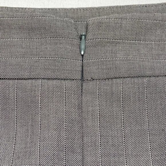 Banana Republic Pencil Skirt Women’s Size 6 Striped Gray Back Slit Office Career - Picture 3 of 8
